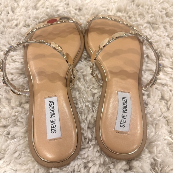 Steve Madden Ariele Studded Slide Women’s Sandal Gold, Brand New - Picture 7 of 11